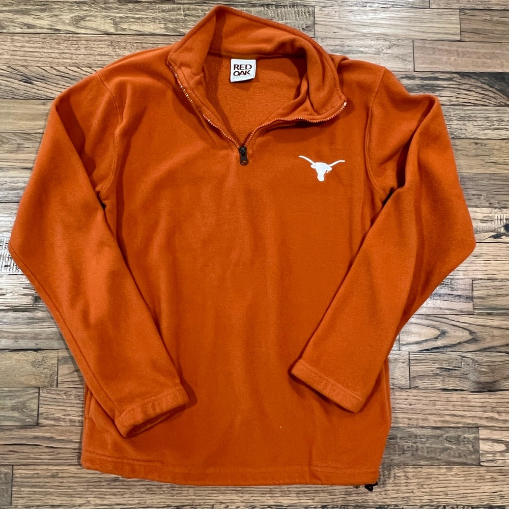 University of Texas Quarter-Zip Pullover with Pockets